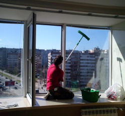 Мытье окон в однокомнатной квартире Нягань